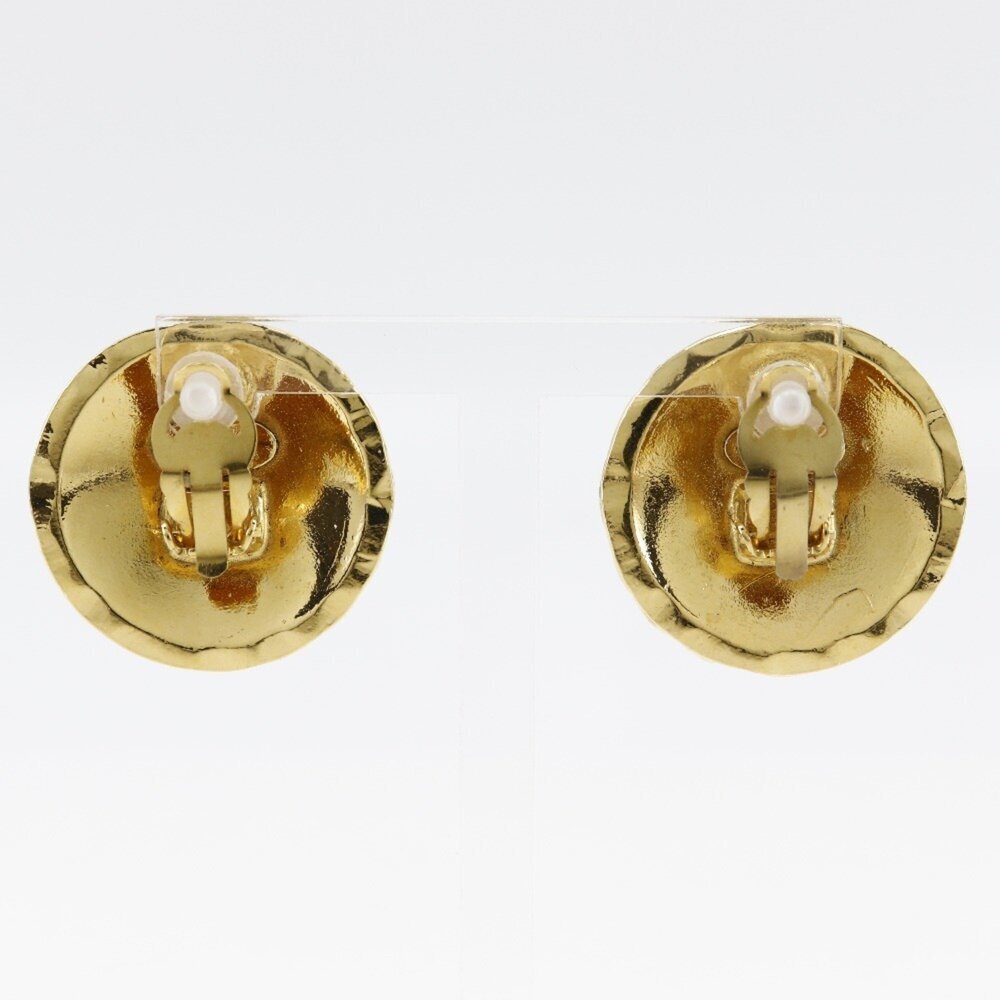 CHANEL Gold Logo Earrings - Picture 3 of 9